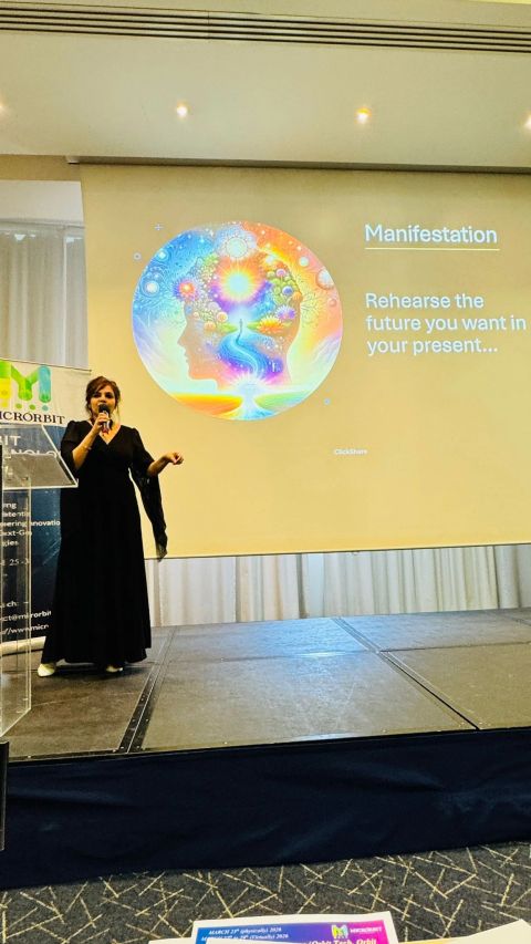 Neelu speaking at Microrbit